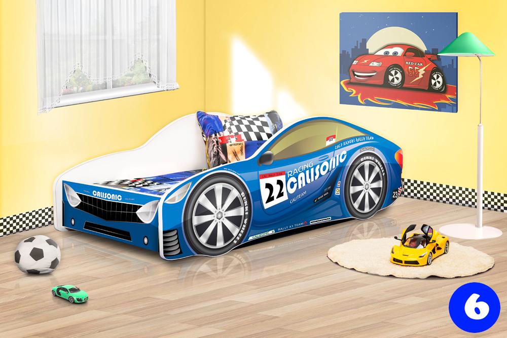 Kinderbett Jugendbett Auto 80x180cm